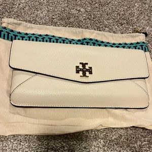 NWT Tory Burch ivory clutch